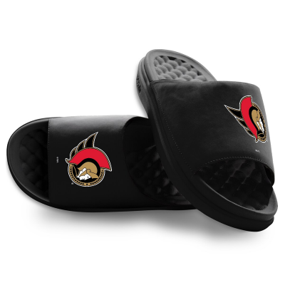 Подростковая Ottawa Senators ISlide Black Primary Motive Slide Sandals