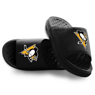 Подростковая Pittsburgh Penguins ISlide Black Primary Motive Slide Sandals