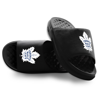 Подростковая Toronto Maple Leafs ISlide Black Primary Motive Slide Sandals