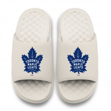 Подростковая Toronto Maple Leafs ISlide Cream Primary Motive Slide Sandals