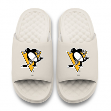 Подростковая Pittsburgh Penguins ISlide Cream Primary Motive Slide Sandals