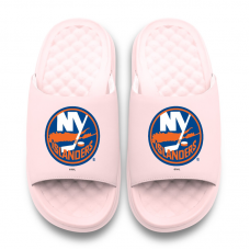 Подростковая New York Islanders ISlide Pink Primary Motive Slide Sandals