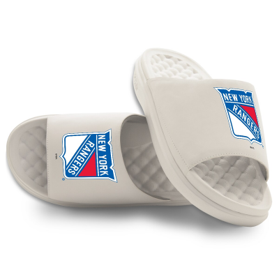 Подростковая New York Rangers ISlide Cream Primary Motive Slide Sandals