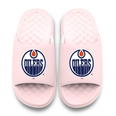 Шлепки Youth Edmonton Oilers ISlide Pink Primary Motive
