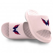 Youth Washington Capitals ISlide Pink Primary Motive Slide Sandals