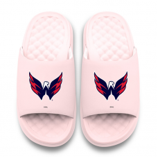 Youth Washington Capitals ISlide Pink Primary Motive Slide Sandals