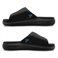 Unisex St. Louis Blues ISlide Black Minimalistic Motive Slide Sandals