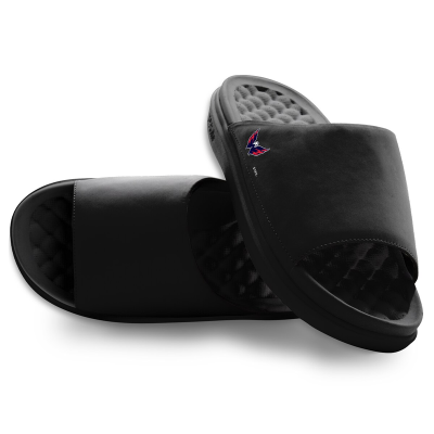 Unisex Washington Capitals ISlide Black Minimalistic Motive Slide Sandals