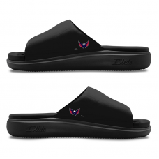 Unisex Washington Capitals ISlide Black Minimalistic Motive Slide Sandals