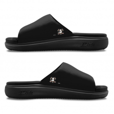 Unisex Anaheim Ducks ISlide Black Minimalistic Motive Slide Sandals