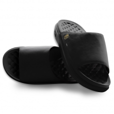 Unisex Vegas Golden Knights ISlide Black Minimalistic Motive Slide Sandals
