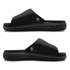 Unisex Vegas Golden Knights ISlide Black Minimalistic Motive Slide Sandals