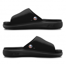 Unisex New York Islanders ISlide Black Minimalistic Motive Slide Sandals Unisex New York Islanders ISlide Black Minimalistic Motive Slide Sandals