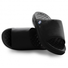 Unisex Winnipeg Jets ISlide Black Minimalistic Motive Slide Sandals