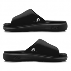 Unisex Tampa Bay Lightning ISlide Black Minimalistic Motive Slide Sandals
