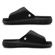 Unisex Toronto Maple Leafs ISlide Black Minimalistic Motive Slide Sandals