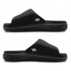 Unisex Nashville Predators ISlide Black Minimalistic Motive Slide Sandals