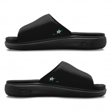 Unisex Dallas Stars ISlide Black Minimalistic Motive Slide Sandals
