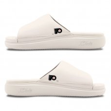 Unisex Philadelphia Flyers ISlide Cream Minimalistic Motive Slide Sandals