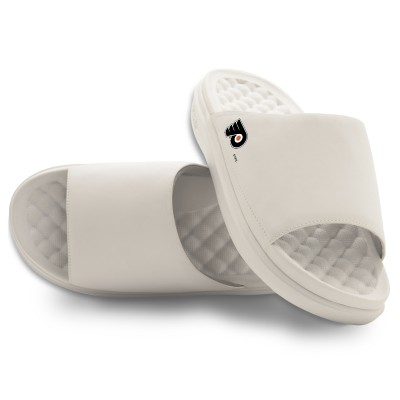 Unisex Philadelphia Flyers ISlide Cream Minimalistic Motive Slide Sandals