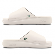 Unisex Dallas Stars ISlide Cream Minimalistic Motive Slide Sandals