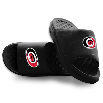Unisex Carolina Hurricanes ISlide Black Primary Motive Slide Sandals