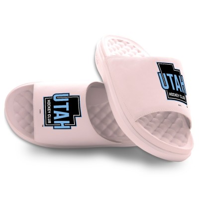 Unisex Utah Hockey Club ISlide Pink Primary Motive Slide Sandals