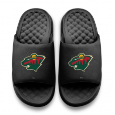 Unisex Minnesota Wild ISlide Black Primary Motive Slide Sandals