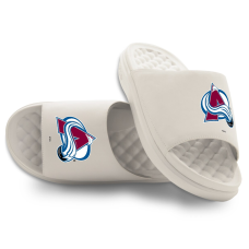 Unisex Colorado Avalanche ISlide Cream Primary Motive Slide Sandals Unisex Colorado Avalanche ISlide Cream Primary Motive Slide Sandals