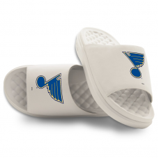Unisex St. Louis Blues ISlide Cream Primary Motive Slide Sandals
