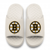 Unisex Boston Bruins ISlide Cream Primary Motive Slide Sandals