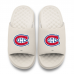 Unisex Montreal Canadiens ISlide Cream Primary Motive Slide Sandals
