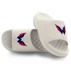 Unisex Washington Capitals ISlide Cream Primary Motive Slide Sandals