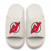 Unisex New Jersey Devils ISlide Cream Primary Motive Slide Sandals