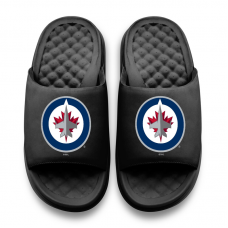 Unisex Winnipeg Jets ISlide Black Primary Motive Slide Sandals