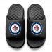 Unisex Winnipeg Jets ISlide Black Primary Motive Slide Sandals