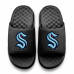 Unisex Seattle Kraken ISlide Black Primary Motive Slide Sandals