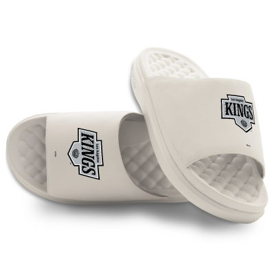 Unisex Los Angeles Kings ISlide Cream Primary Motive Slide Sandals