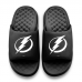 Unisex Tampa Bay Lightning ISlide Black Primary Motive Slide Sandals