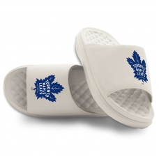 Unisex Toronto Maple Leafs ISlide Cream Primary Motive Slide Sandals