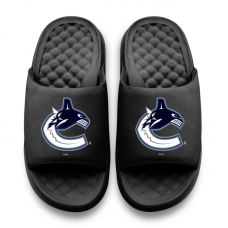 Unisex Vancouver Canucks ISlide Black Primary Motive Slide Sandals