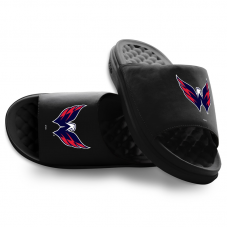 Unisex Washington Capitals ISlide Black Primary Motive Slide Sandals