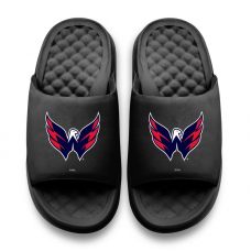 Unisex Washington Capitals ISlide Black Primary Motive Slide Sandals