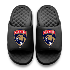 Unisex Florida Panthers ISlide Black Primary Motive Slide Sandals
