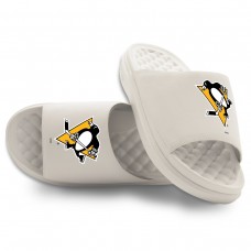 Unisex Pittsburgh Penguins ISlide Cream Primary Motive Slide Sandals