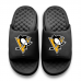 Unisex Pittsburgh Penguins ISlide Black Primary Motive Slide Sandals