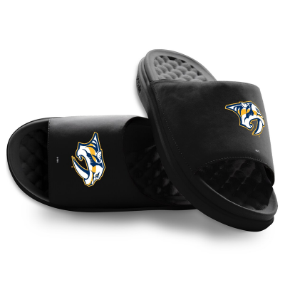 Unisex Nashville Predators ISlide Black Primary Motive Slide Sandals