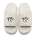 Unisex Nashville Predators ISlide Cream Primary Motive Slide Sandals