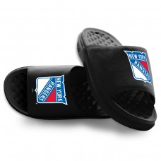 Unisex New York Rangers ISlide Black Primary Motive Slide Sandals