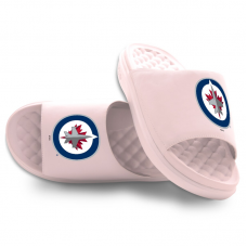 Unisex Winnipeg Jets ISlide Pink Primary Motive Slide Sandals